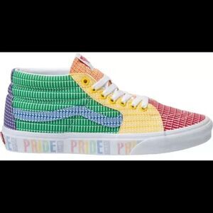 Vans SK8-Hi Pride Rainbow Shoes like new unisex